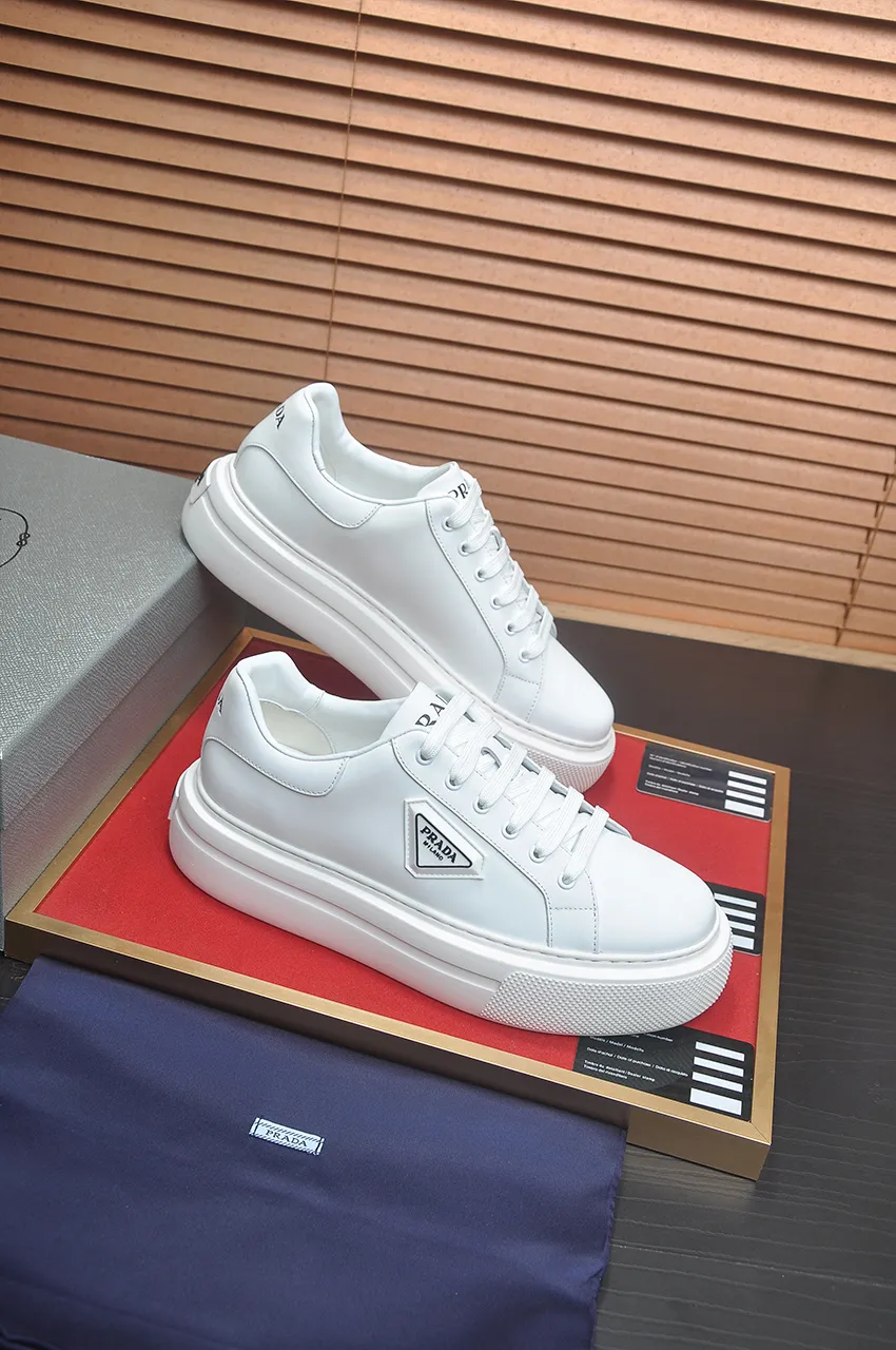 Men's shoes 💰580💶【PRADA】Top original, new season, high quality original goods, top imported calfskin with original imported glue, imported cowhide inside with original cowhide feet, original outsole! Quality guaranteed! Code 38-45 (45 customized)